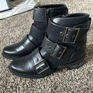 Blondo Camila Black Leather Waterproof Boot